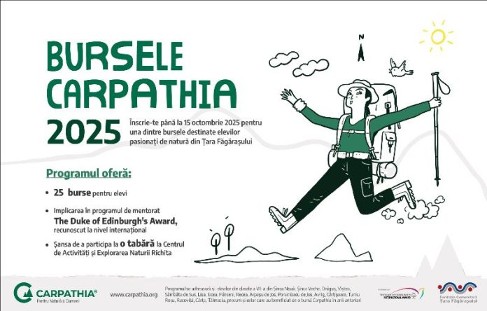 Bursele Carpathia, pentru elevii pasionați de științele naturii din Țara Făgărașului