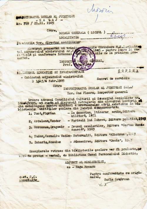 Pogromul slovelor: Cenzura comunistă a ars vagoane de cărţi valoroase