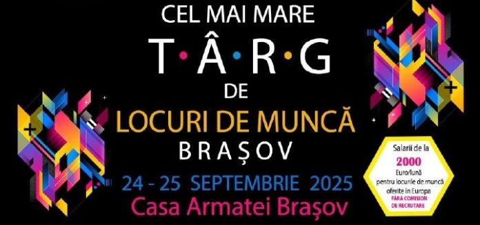 First Job School organizează la Casa Armatei din Brașov cel mai mare târg de locuri de muncă