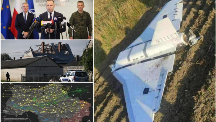 Drone rusești au pătruns pe teritoriul Poloniei. Șeful NATO îl somează pe Vladimir Putin