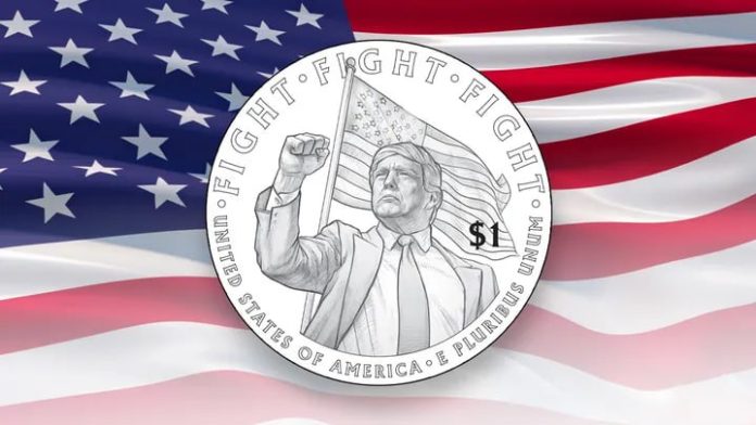 Donald Trump își face monedă de 1 dolar cu chipul său