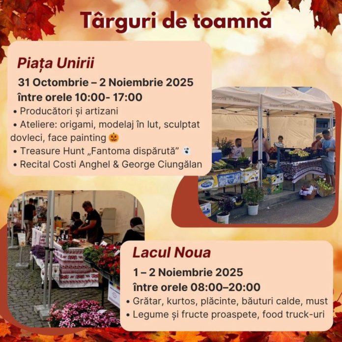 Târg de Toamnă, în Piața Unirii și în Noua