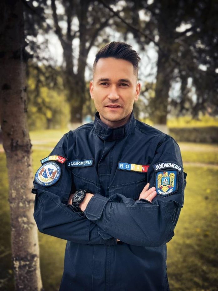 Un jandarm de la Gruparea de Jandarmi Mobilă Brașov, în misiune internațională, în Tenerife