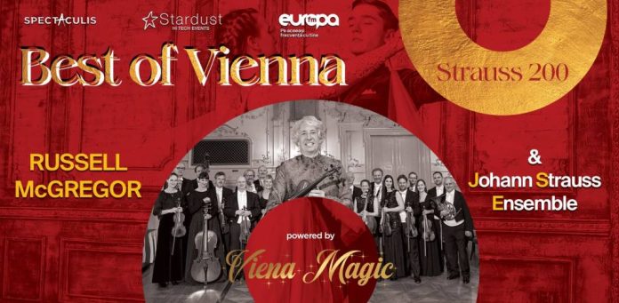 17 decembrie, Brașov: Johann Strauss Ensemble & Russell McGregor revin în România pentru un nou turneu al concertului „Best of Vienna”