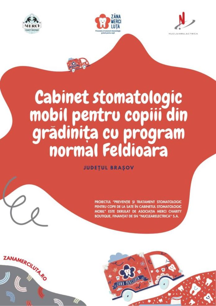 Consultații și tratamente stomatologice gratuite, lecții de igienă, într-un cabinet mobil, la grădinița din Feldioara