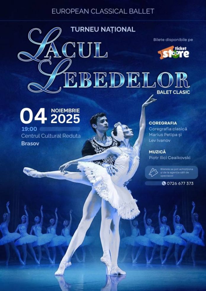 Compania internațională European Classical Ballet prezintă „Lacul Lebedelor“ la Centrul Cultural „Reduta“