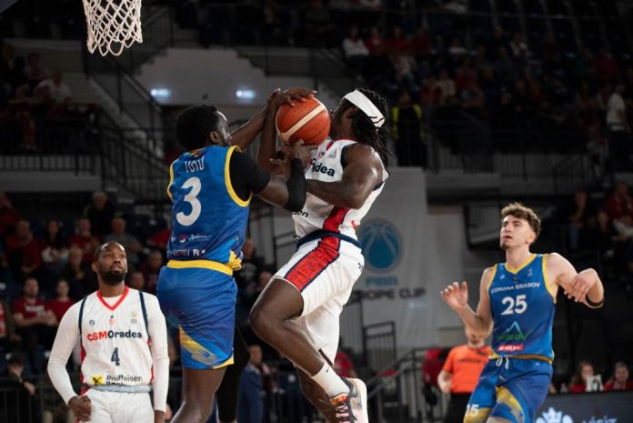 Corona Brașov, înfrângeri pe linie în FIBA Europe Cup