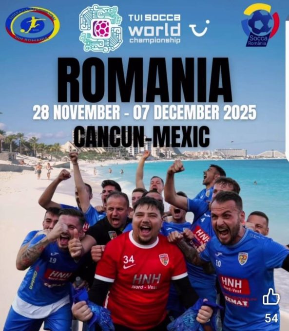 România are planuri mari la TUI Socca World Championship 2025. Patru brașoveni sunt în lotul pentru Mondialul din Mexic