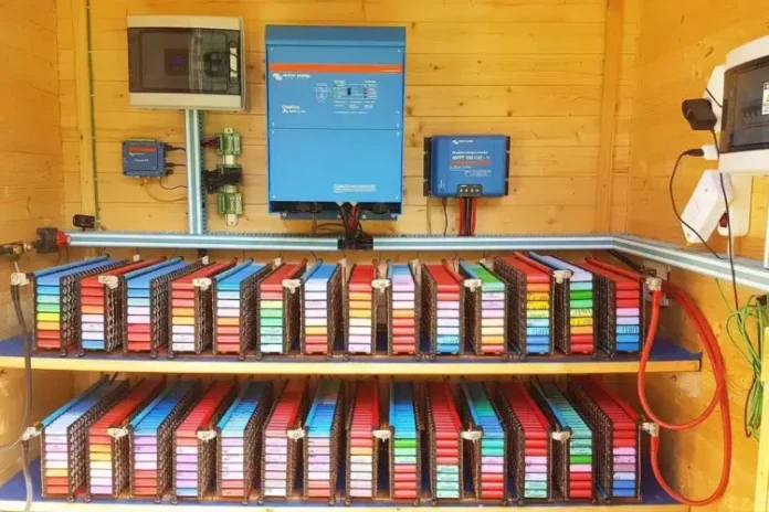 Un bărbat ș-ai alimentat casa timp de opt ani folosind peste 1.000 de baterii de laptop