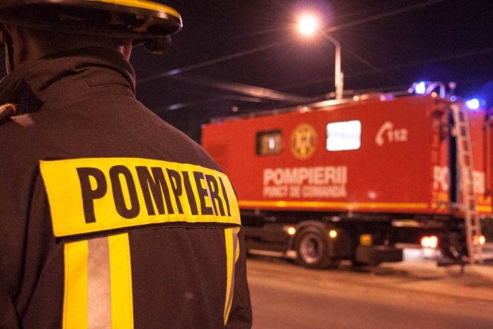 Incendiu la un operator economic din Brașov