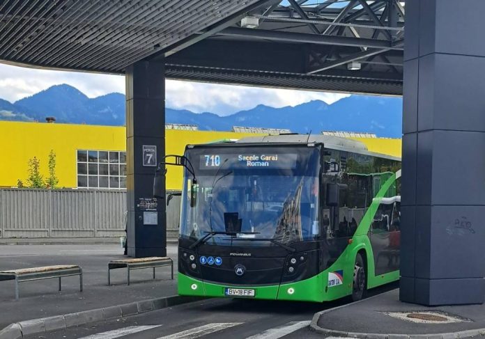 Traseu deviat pentru autobuzele 710, Brașov (terminal Roman) – Săcele (Garaj)