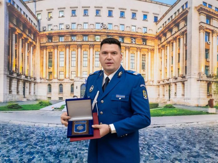 Un jandarm brașovean a primit Placheta de onoare a Ministerului Afacerilor Interne