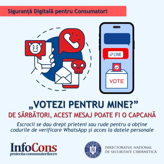 În perioadă sărbătorilor, cresc fraudele online: Nu accesați linkuri suspecte primite prin WhatsApp