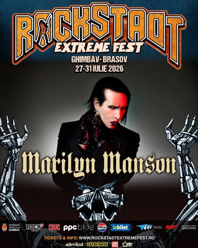 Marylin Manson concertează la Rockstadt Extreme Fest