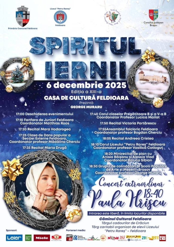 “Spiritul Iernii“, sâmbătă, la Feldioara