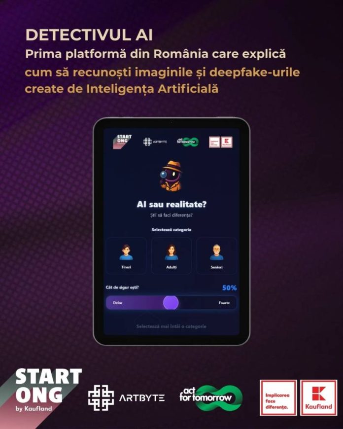 DetectivulAI, prima platformă din România care explică imaginile și deepfake-urile create de Inteligența Artificială