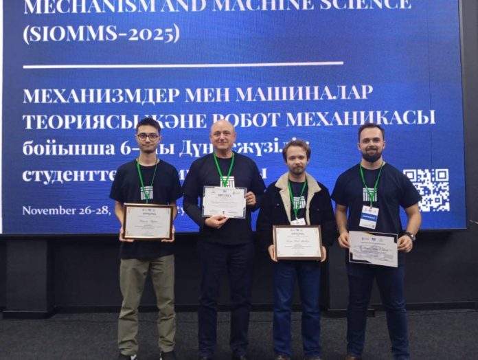 Analiza mecanismelor, transmisii mecanice, dinamică: Studenți de la Universitatea Transilvania din Brașov au obținut locul I la Olimpiada Internațională SIOMMS 2025