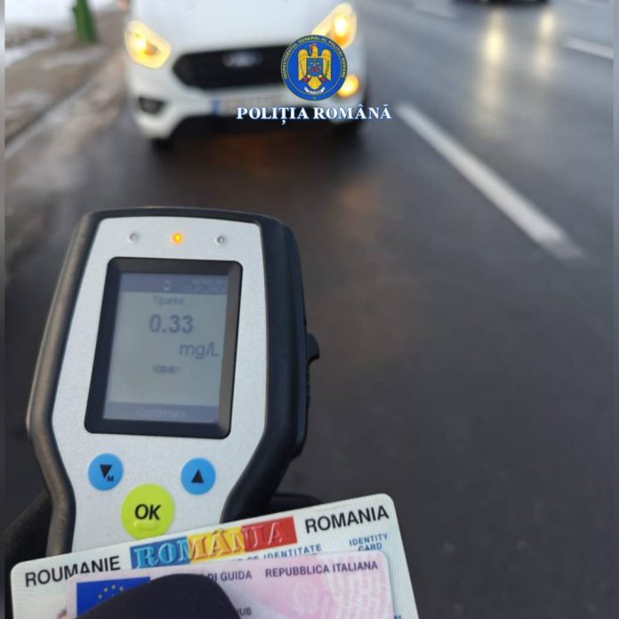 În 3 ore, în județul Brașov, aproape 100 de situații care ar putea provoca accidente cu autovehicule destinate transportului public de persoane și de marfă