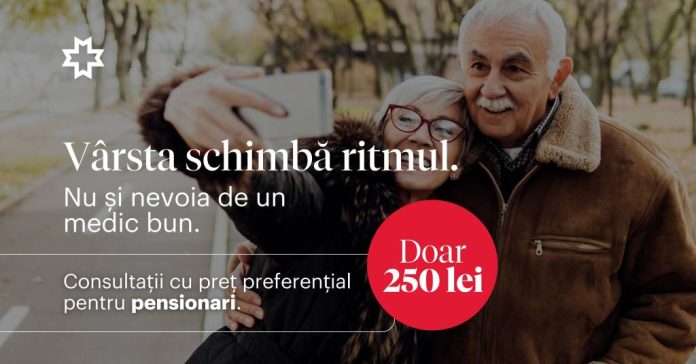 (P) Consultații medicale la preț accesibil pentru pensionari, în policlinicile Regina Maria: cum funcționează și cine poate beneficia?