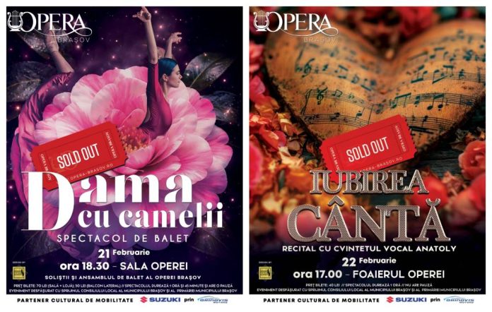 Despre iubire, în pași de dans și a cappella, la sfârșitul săptămânii, la Opera Brașov