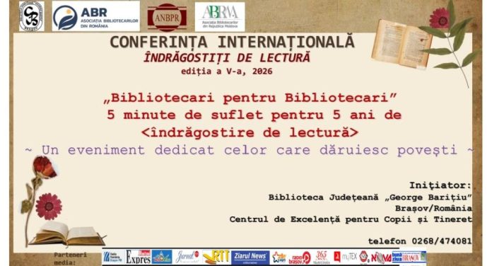 „Bibliotecari pentru Bibliotecari” l Conferința Internațională „Îndrăgostiți de Lectură”, în biblioteci publice și școlare