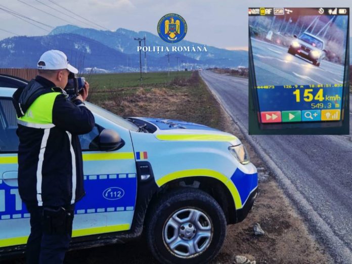 Radare în județul Brașov: peste 200 de șoferi prinși cu viteză și 12 permise reținute