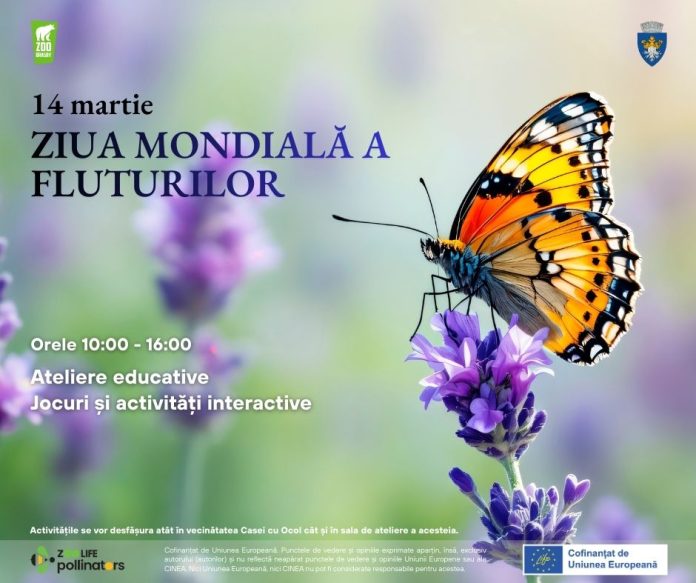 Ziua Mondială a Fluturilor, sărbătorită la Grădina Zoologică Brașov
