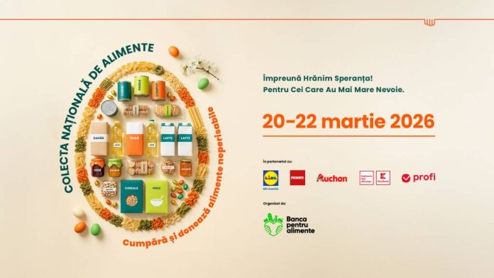 (P) Împreună hrănim speranța: Federația Băncilor pentru Alimente dă startul celei de-a 14-a ediții a Colectei Naționale de Alimente în Lidl, PENNY, Auchan, Kaufland și Profi