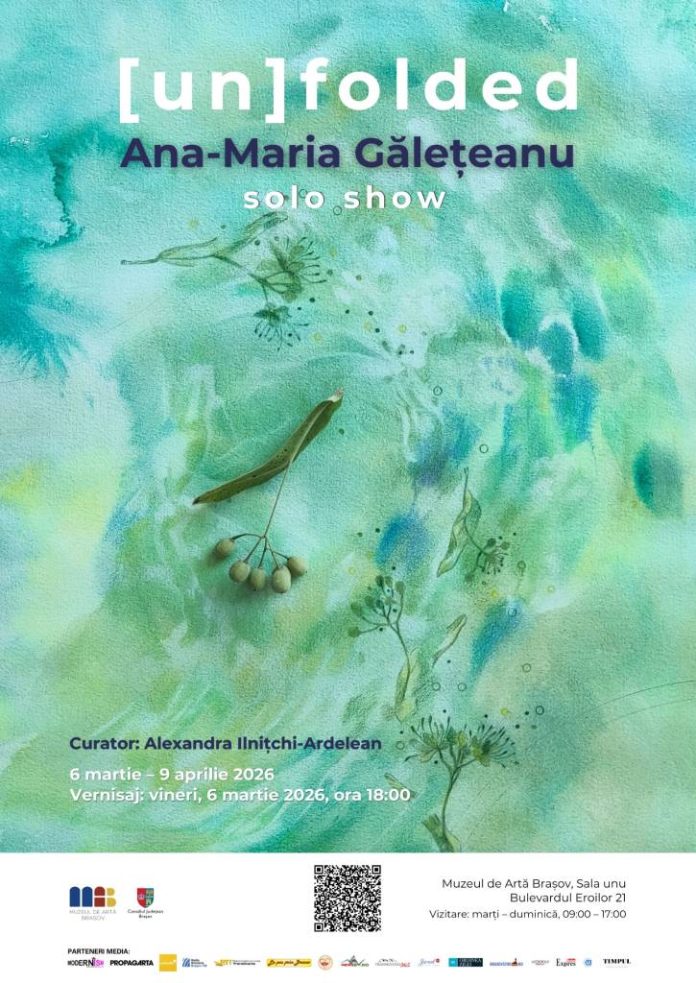 După un circuit național, prima expoziție a artistei Ana-Maria Gălețeanu se reîntoarce la Brașov