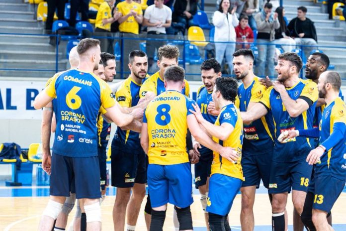 Volei masculin | Pentru un loc în finala Cupei României. Corona Brașov, duel de totul sau nimic cu Arcada Galați