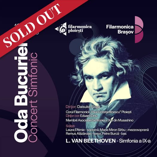 Simfonia a IX-a de Beethoven, concert-eveniment la Filarmonica Brașov