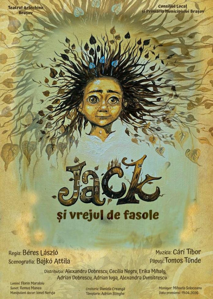„Jack și vrejul de fasole”, premieră la Teatrul Arlechino Brașov