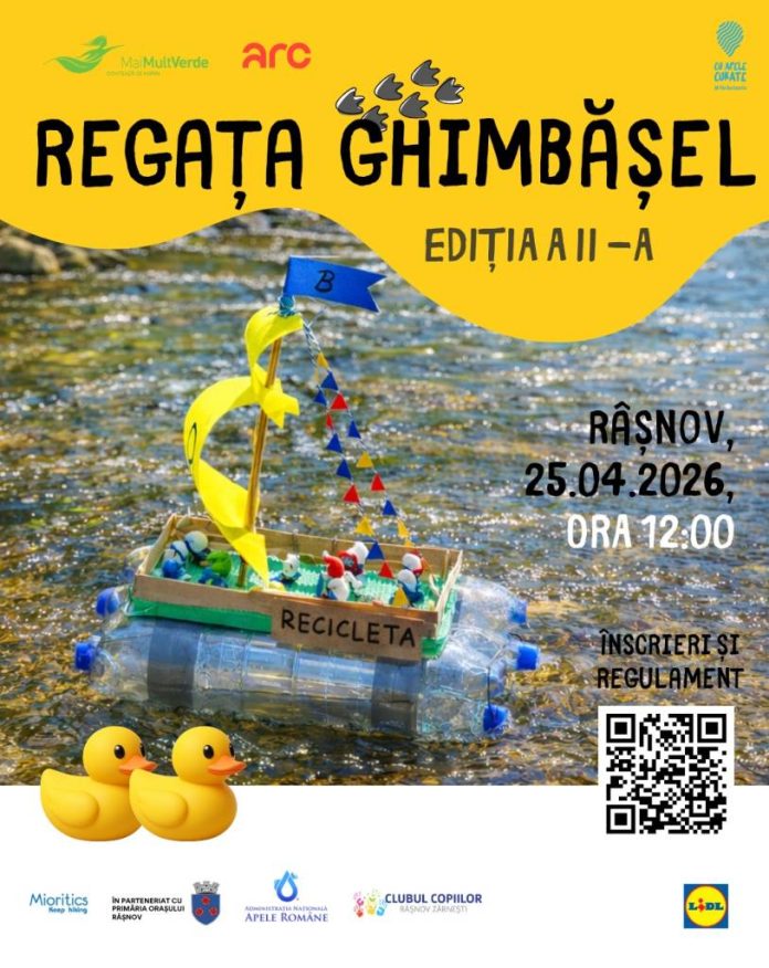 Concurs de bărcuțe handmade: „Regața Ghimbășel” revine la Râșnov, pe 25 aprilie