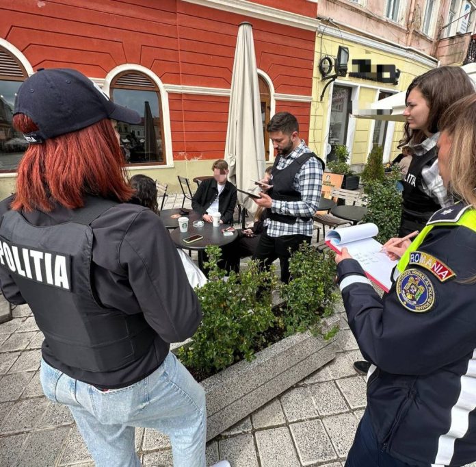 Acțiune a Poliției Brașov pentru prevenirea absenteismului școlar și a faptelor antisociale