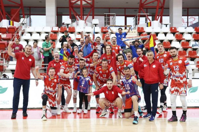 Arcada Galaţi a câştigat primul meci din finala Diviziei A 1 la volei masculin