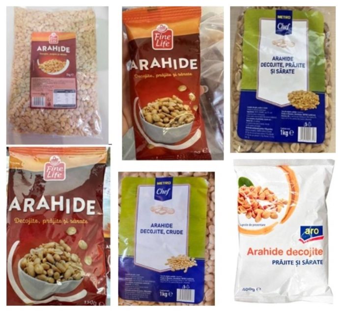 Metro retrage de la vânzare loturi de arahide cu aflatoxine peste limita admisă