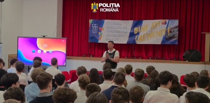 Acțiuni pentru siguranța elevilor, la Colegiul „Grigore Moisil” din Brașov, în cadrul Săptămânii Siguranței Școlare (VIDEO)