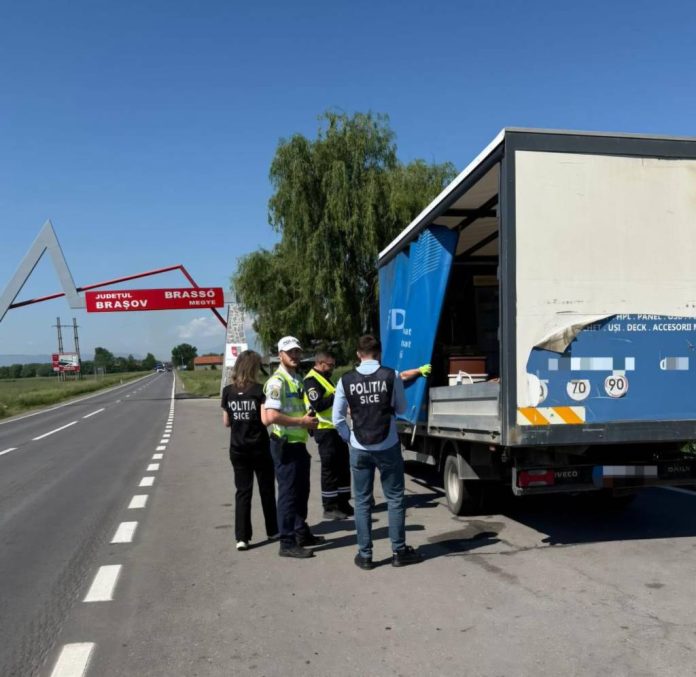 Acțiune de amploare a Poliției Brașov: Peste 180 de sancțiuni aplicate pe șoselele din județ