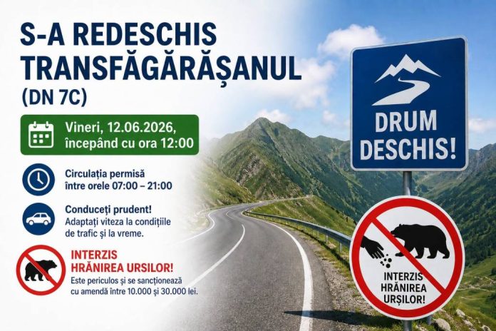 S-a redeschis circulația rutieră pe Transfăgărășan