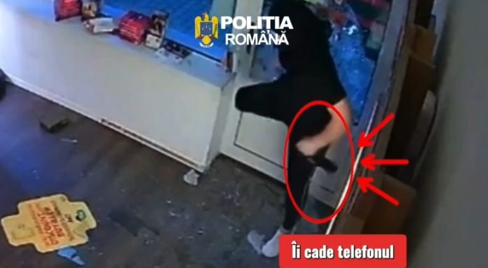 Plan de plecare în Italia ratat: A furat telefoane și și-a lăsat buletinul la fața locului (VIDEO)
