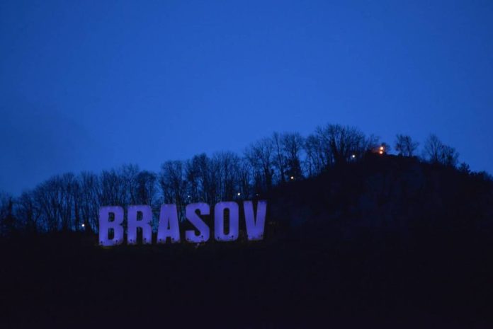 Literele „BRAȘOV” de pe Tâmpa vor fi iluminate în albastru pentru aniversarea Uniunii Studenților din România
