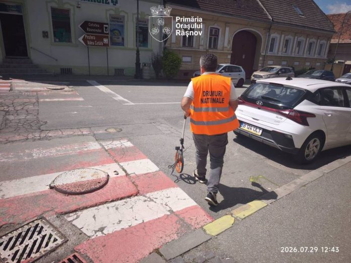 Râșnov: Intersecția DN1E cu strada I.L. Caragiale intră în reabilitare. Primăria și DRDP Brașov pregătesc noi lucrări de infrastructură