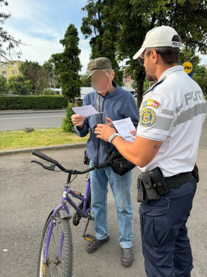 Acțiune de amploare a Poliției Brașov: peste 250 de abateri descoperite într-o singură zi. Bicicliștii au primit cele mai multe sancțiuni