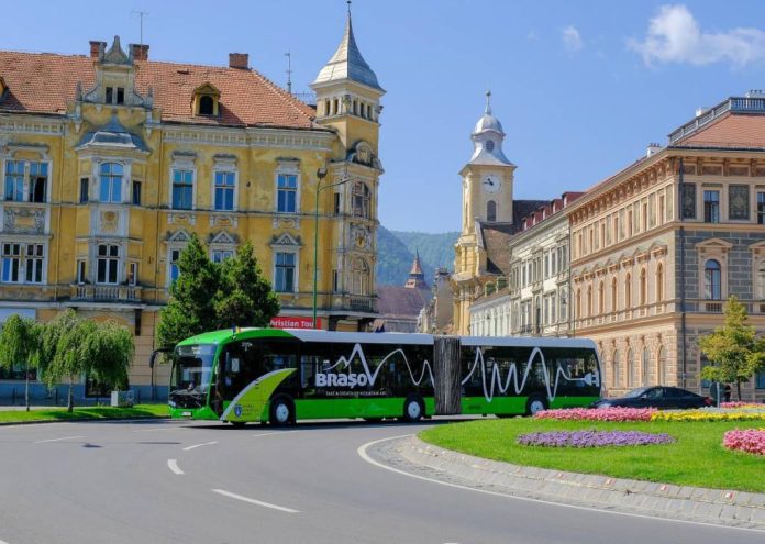 Brașovul va cumpăra 10 autobuze electrice printr-un proiect european de aproape 10 milioane de euro