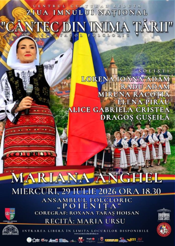 Spectacol folcloric la Centrul Cultural Reduta, de Ziua Imnului Național al României