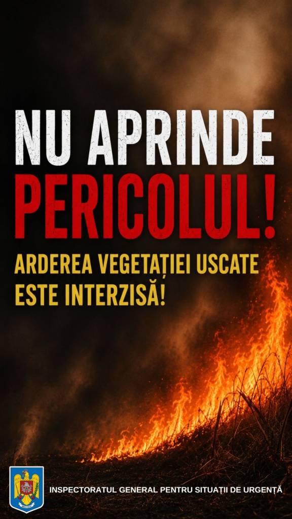 ISU Brașov: Peste 170 de incendii de vegetație în doar șase luni. Bilanțul depășește deja întregul an trecut
