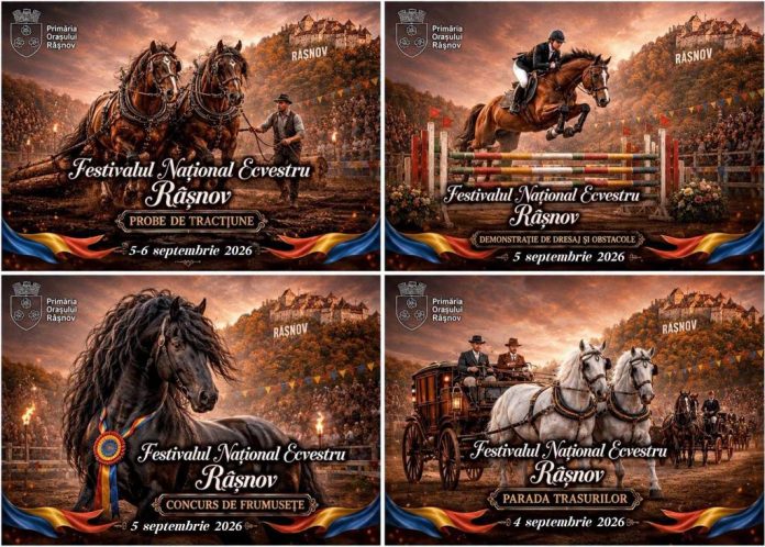Festivalul Național Ecvestru și Zilele Orașului Râșnov, în perioada 4–6 septembrie 2026