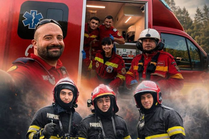 146 de intervenții SMURD în județul Brașov, în perioada 7–9 august. Pompierii au intervenit la 4 incendii