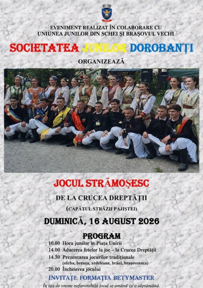 Jocul Strămoșesc de la Crucea Dreptății are loc duminică, la Brașov