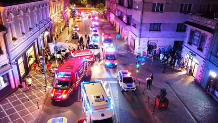 Accidentul de pe strada Mureșenilor din Brașov. Șoferul spune că i s-a făcut rău și că nu își amintește momentul producerii accidentului